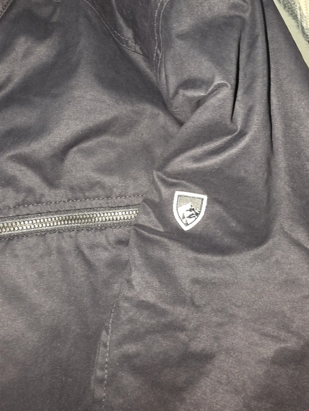 Kuhl Kaffe Racer Jacket Bomber Black Mens XL - Picture 4 of 10